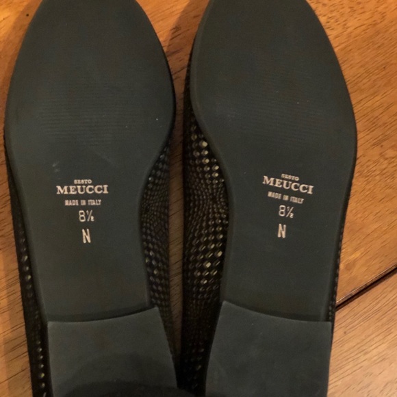 Sesto Meucci Women's  Perforated Leather Loafers - Picture 4 of 4